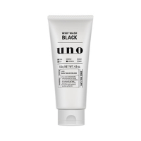 资生堂吾诺(UNO) 炭活净颜洁面膏130g(男士洗面奶 有效控油 深层清洁 吸附老废角质)
