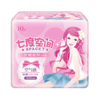 七度空间(SPACE7) QUC8110 优雅系列卫生巾 丝柔超薄日用245mm*10片 包 JH