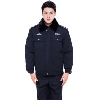 规格[冬执勤+冬裤 藏青色/墨绿色S/M/L/XL/XXL/XXXL 颜色尺码备注 10套装]冬装棉保安制服执勤服棉衣