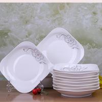 顺胜 景德镇 陶瓷餐具简爱 8英寸如意盘 1个装