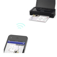 爱普生 WF-100 移动便携式 A4彩色喷墨 无线打印机