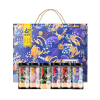 凯司令 夏蝉菌菇干货组合竹荪 真姬菇 猴头菇 杏鲍菇 香菇 银耳等组合装400g冬令进补