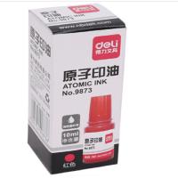 得力(deli)9873 10ml 印油 红色