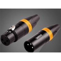 艾德生QD2002卡侬公头+卡侬母头 一对 卡农音频线电容麦克风话筒连接线音响功放信号插头DIY配件