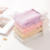 浪莎雪地袜子女秋冬季中筒地板袜成人加厚加绒保暖超厚雪地袜月子袜 (单位:双)