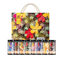 凯司令 秋实菌菇干货组合茶树菇 蛹虫草 真姬菇 猴头菇 竹荪 桂圆等组合装700g冬令进补