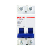 YKFIBER 空气开关 德力西2P空开 63A