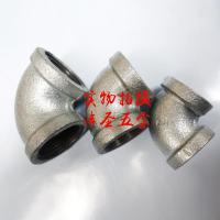 40   90° 衬塑,丝牙 镀锌可锻铸铁弯头