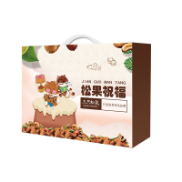 三只松鼠 松果祝福休闲零食 坚果大礼包1641g