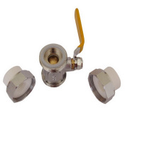 (ZD) ppr球阀白钢 ppr双活接球阀 63 单位:个