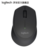 罗技(Logitech)M275无线鼠标 黑灰色 办公鼠标 右手鼠标