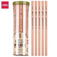得力(deli-S940)木世界系列 HB六角笔杆书写绘画素描铅笔 30支/桶(桶)