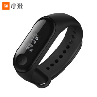 小米(MI)智能运动 心率监测 来电、微信、红包提醒 OLED显示屏 时间显示 防水计步器小米手环3代(黑色)