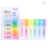 得力(deli) 荧光笔S628 12袋/组