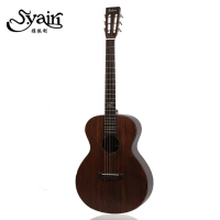 雅依利（yairi）Butterfly 蝴蝶款雅伊利初学款式民谣木吉他乐器圆角单板面单吉他旅行 可当古典吉他 38英寸