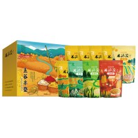 林源茂杂粮礼盒 五谷丰登·暖稻套装3060g(玉米碎 大豆 燕麦米 菜豌豆 糙米 荞麦仁 黑豆 黑香米 高粱米 青稞米)