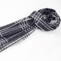 HODO红豆男装 男士围巾 时尚大气柔软护颈条纹羊毛90.5%男士围巾