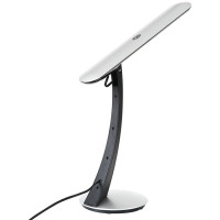 得力(deli) LED软管充电台灯写字护眼调光360度自由调节办公学习台灯/写字台灯 3675