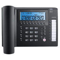 得力(deli) LH 智能录音电话机座机 固定电话 电脑自动录音 屏幕拨打 海量存储 HCD198 深蓝