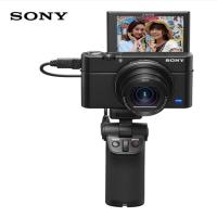 索尼(SONY)RX100M3G Vlog视频拍摄套装 1英寸大底(蔡司24-70mm镜头 WiFi/翻转屏 黑卡3