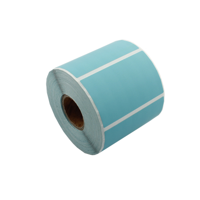 威标Q-P6038-500BL设备资产标签蓝色 60*38mm/500张卷