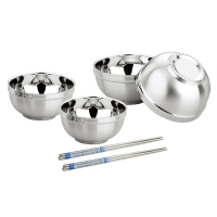 德世朗DESLON 家乐福套装DFS-TZ065(碗11.5*6cm*4个+筷子22.7cm*2双)