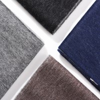 羚羊早安 商务男士格子羊毛围巾男气质柔软冬季围巾