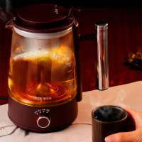 奥克斯(AUX)煮茶器HX-Z1027H办公室智能加热恒温静音普洱黑茶泡茶煮茶器全自动家用小蒸汽喷淋式控温花茶蒸茶养生壶