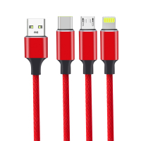 企业定制 itbull 小财神一拖三数据线 BGX-034 LOGO定制 不支持零售 起订量100套