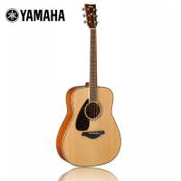 雅马哈(YAMAHA)FG820L左手琴单板民谣吉它升级版木吉他jita桃花芯背侧板原木色41英寸