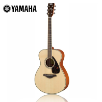 雅马哈(YAMAHA)FS820单板民谣吉它升级版木吉他jita桃花芯背侧板原木色40英寸