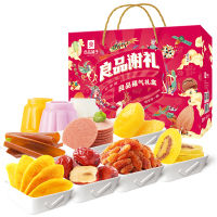 年货礼盒 [良品铺子-良品福气礼盒]零食大礼包组合 果味缤纷礼盒装2108g水果力满满 甜蜜之选 送礼必备