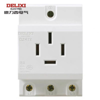 德力西 模数化插座 三相四级 16A