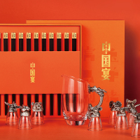 清朴堂 中国宴-鸡翅木组合套装
