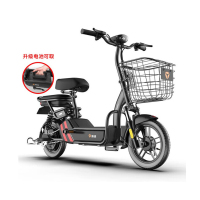 雅迪 新国标 48V成人电瓶男女自行车助力脚踏小型代步电动车电动自行车 小叮当高配版 新款电动车