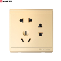 曼科 巨匠L10系列 二二三级插座 金色