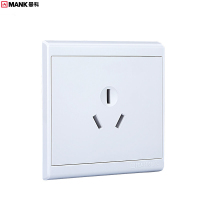 曼科 巨匠L10系列 三极扁插座 白色