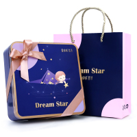 爱哆哆喜饼 男宝宝 猪宝宝诞生礼生日周岁回礼喜蛋礼盒爱多多满月伴手礼--星梦宝贝T8