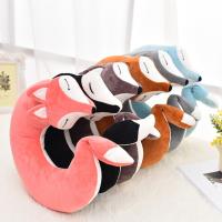 萃姿尔(TRESOR) 创意卡通u型枕/动漫可爱狐狸护脖颈椎枕头(10个起订颜色可选)