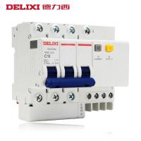 德力西 漏电断路器 规格:DZ47sLE 3P 25A