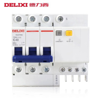 德力西 漏电断路器 规格:DZ47sLE 3P 40A