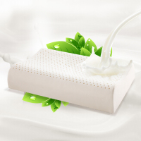 南极人NJZT39枕头 泰国乳胶枕一对装 释压按摩颈椎橡胶记忆枕头芯 40*60cm