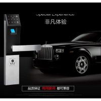 企购优品豪力士指纹锁3210电子密码刷卡手机感应锁