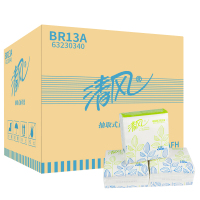 清风 Breeze 抽取式面纸双层 BR13A 130抽/包 96包/箱
