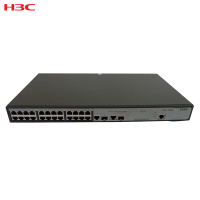 华三(H3C)S2626 24口百兆电+2口千兆光二层网管企业级网络交换机