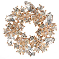 萃姿尔(TRESOR) 胸花饰品闪亮水钻水晶胸针（10个起订颜色可选）