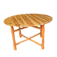 广圣GS餐桌 大圆桌子 实木圆餐桌1.4米圆桌