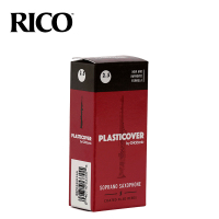 RICO RRP05SSX250黑胶 萨克斯高音瑞扣哨片 PLASTICOVER覆盖涂层2.5号降B调Soprano5片