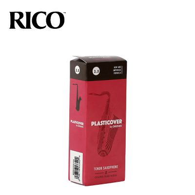 RICO RRP05TSX250次中音萨克斯黑胶哨片瑞口PLASTICOVER覆盖涂层2.5号降B调Tenor5片装