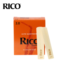 RICO 达达里奥 D'Addario RJA1020瑞扣黄盒中音萨克斯哨片2.0号降E调Alto 10片装美国进口